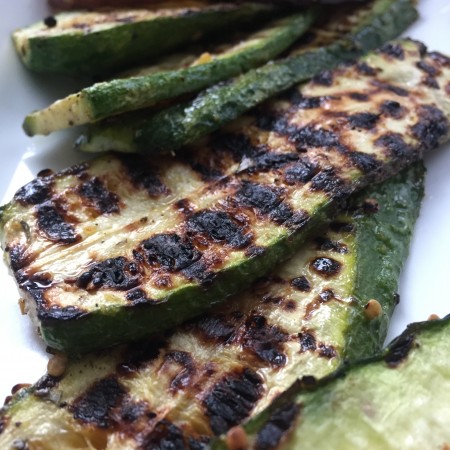 Grilled zucchini and eggplants