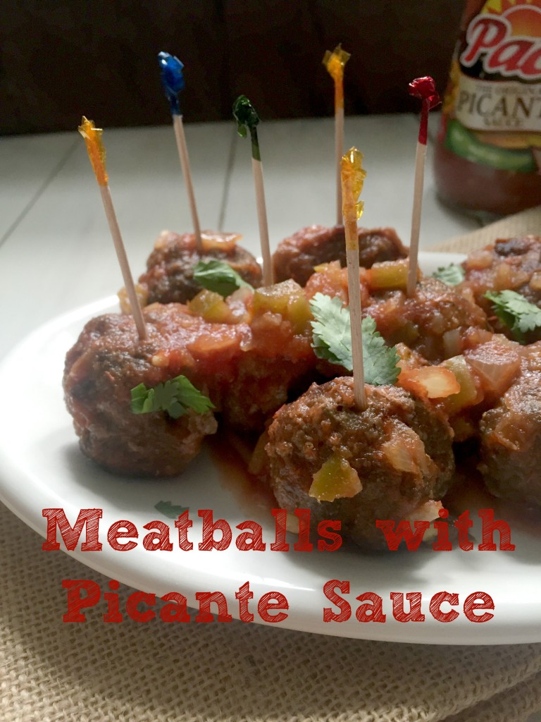 Meatballs-with-picante-sauce