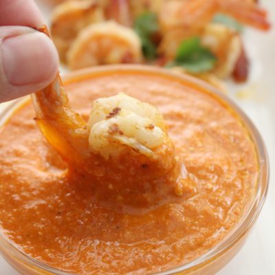 Salsa estilo romesco (romesco-style sauce)