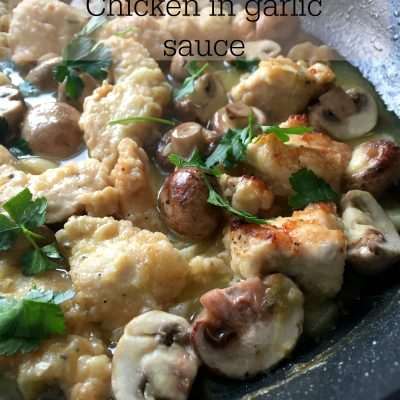 Easy Chicken in Garlic Sauce perfect for busy weeknights!