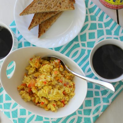 Thank God for Coffee! +Dominican Scrambled Eggs recipe