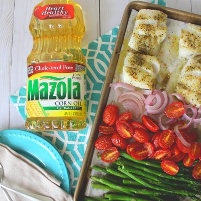 Fresh Cod and Vegetable Sheet Pan Meal